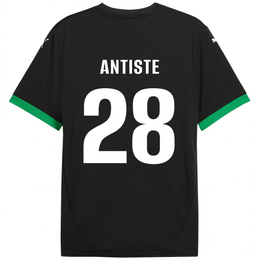 Criança Camisola Janis Antiste #28 Preto Verde Escuro Principal 2024/25 Camisa Brasil