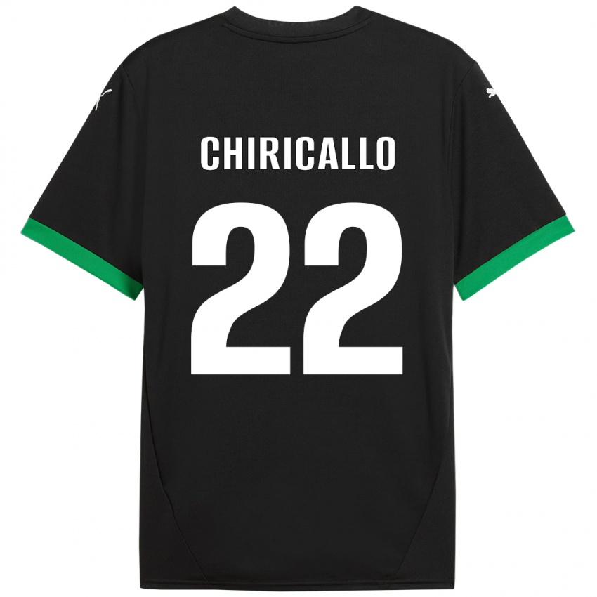 Criança Camisola Giovanni Chiricallo #22 Preto Verde Escuro Principal 2024/25 Camisa Brasil