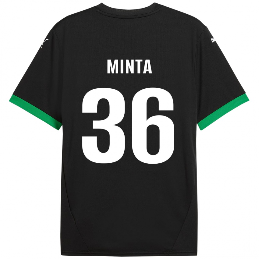 Criança Camisola Amoako Minta #36 Preto Verde Escuro Principal 2024/25 Camisa Brasil