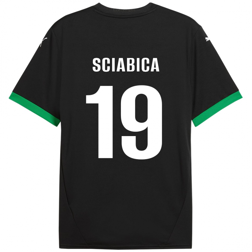 Criança Camisola Manuela Sciabica #19 Preto Verde Escuro Principal 2024/25 Camisa Brasil