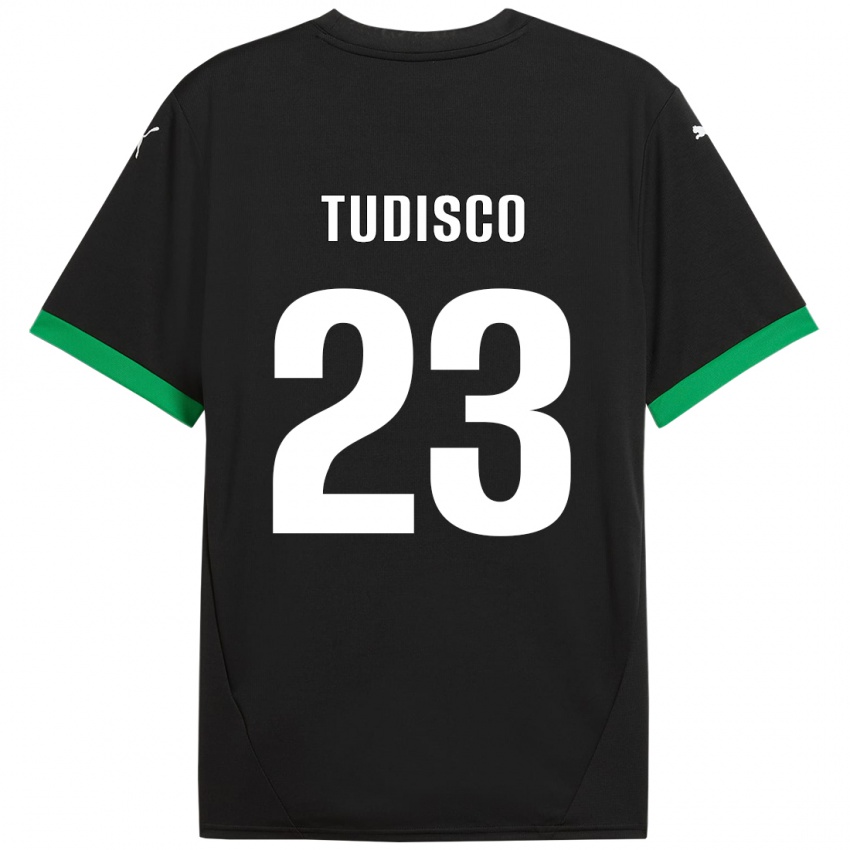 Criança Camisola Giorgia Tudisco #23 Preto Verde Escuro Principal 2024/25 Camisa Brasil