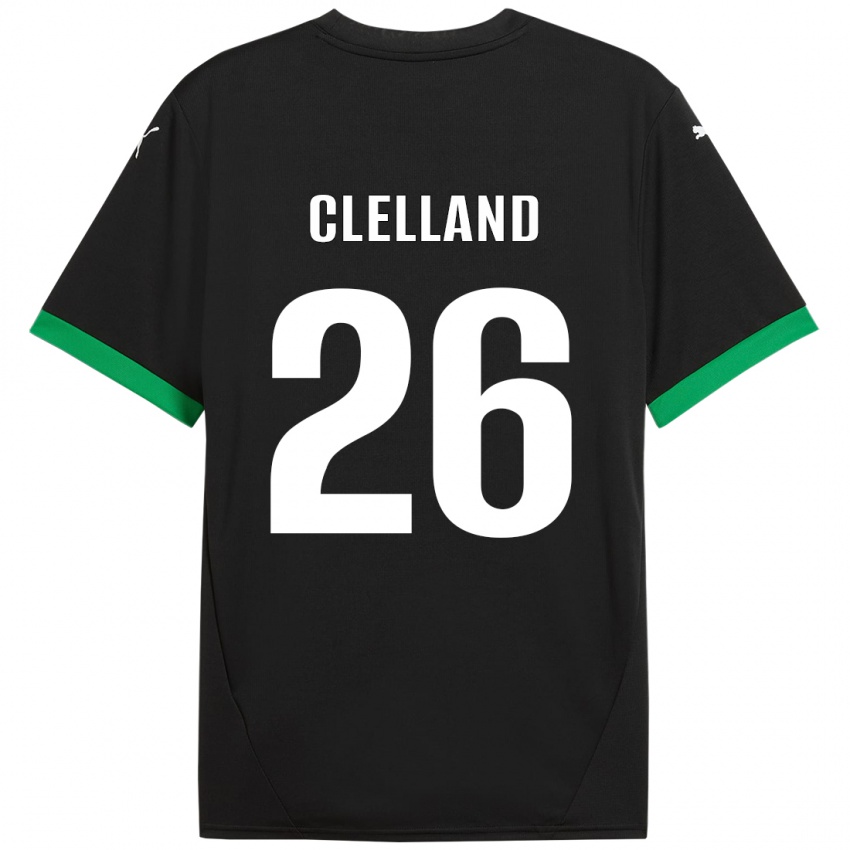 Criança Camisola Lana Clelland #26 Preto Verde Escuro Principal 2024/25 Camisa Brasil