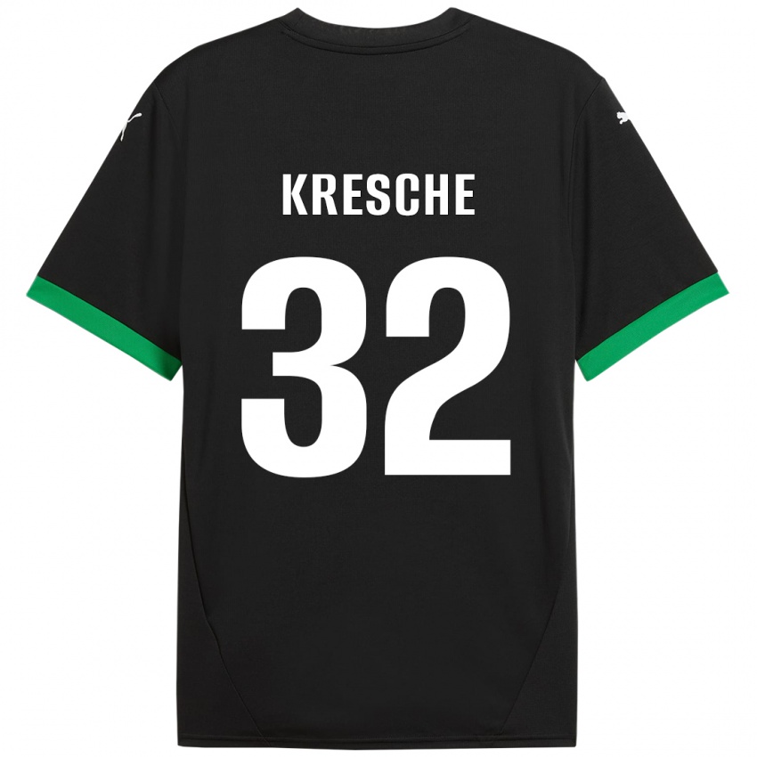 Criança Camisola Isabella Kresche #32 Preto Verde Escuro Principal 2024/25 Camisa Brasil