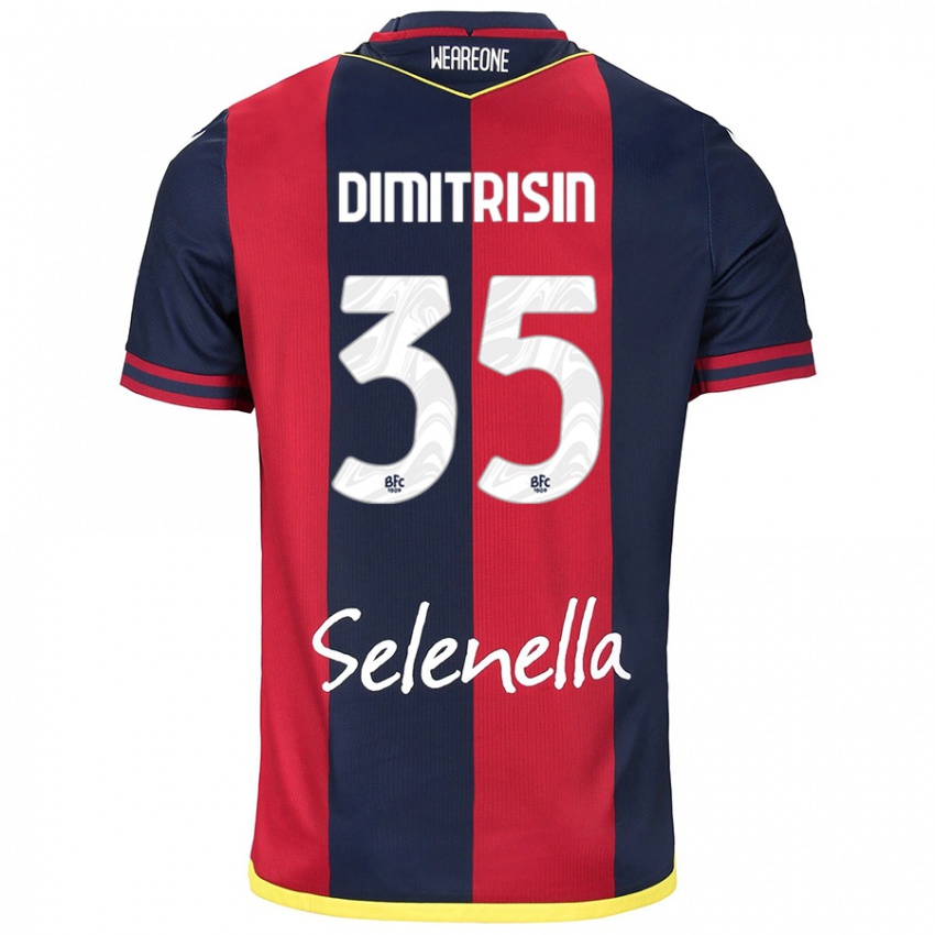 Criança Camisola Danila Dimitrișin #35 Azul Red Royal Principal 2024/25 Camisa Brasil