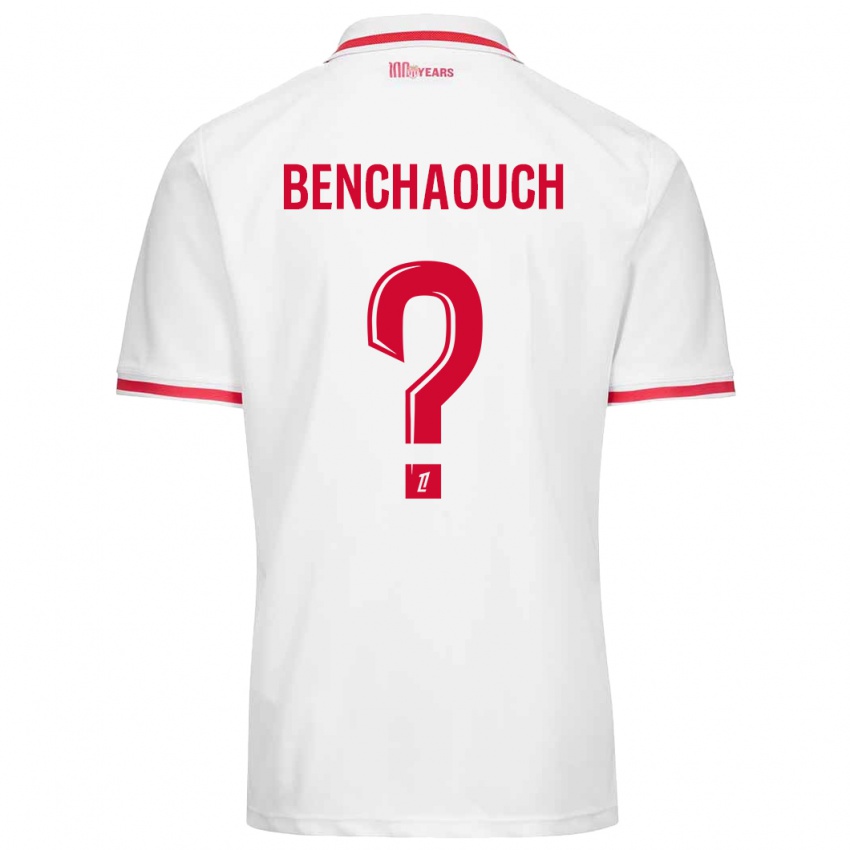 Criança Camisola Yanis Benchaouch #0 Vermelho Branco Principal 2024/25 Camisa Brasil