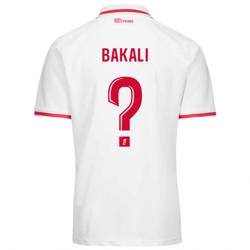 Criança Camisola Jonathan Bakali #0 Vermelho Branco Principal 2024/25 Camisa Brasil