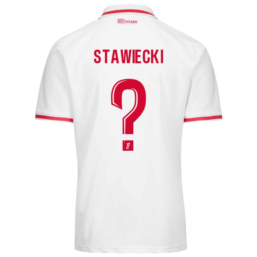 Criança Camisola Jules Stawiecki #0 Vermelho Branco Principal 2024/25 Camisa Brasil