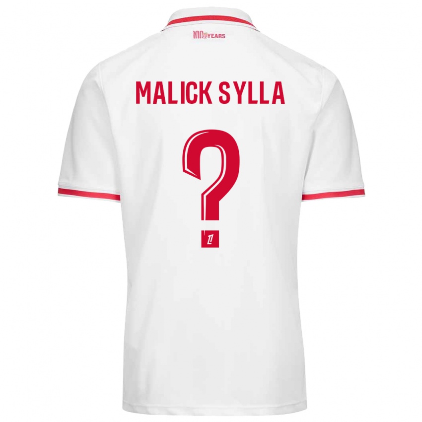 Criança Camisola Malick Sylla #0 Vermelho Branco Principal 2024/25 Camisa Brasil