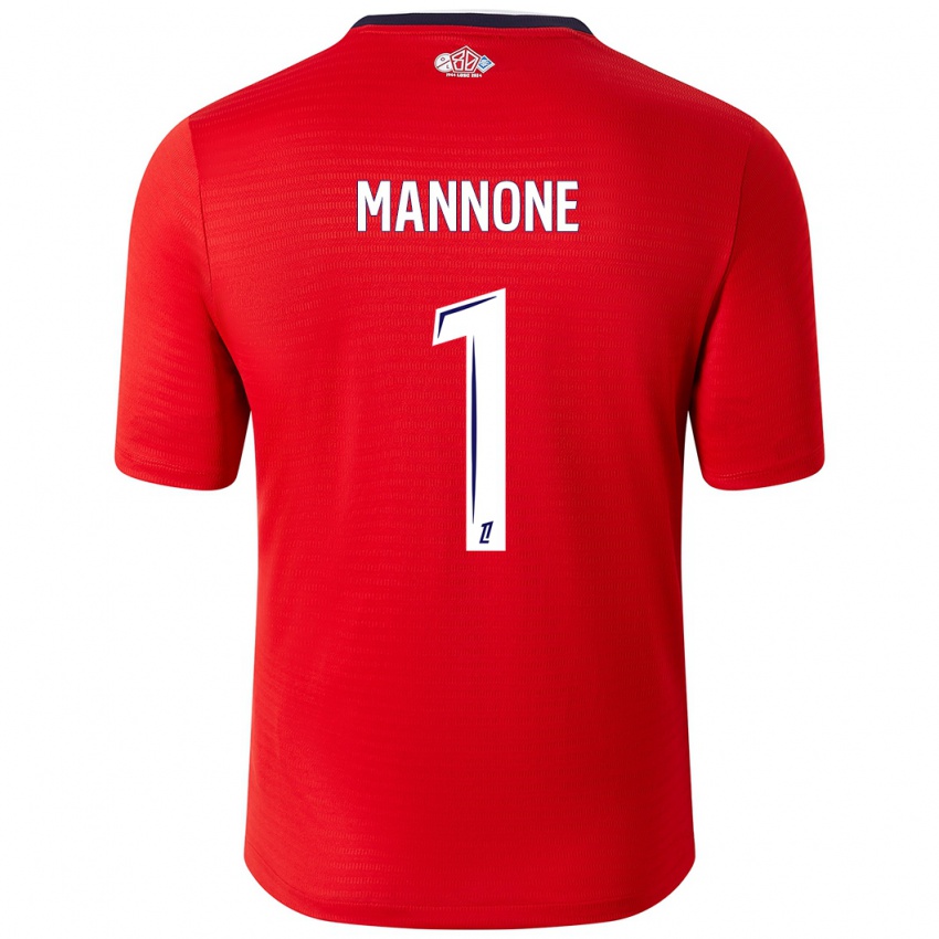 Criança Camisola Vito Mannone #1 Branco Vermelho Principal 2024/25 Camisa Brasil