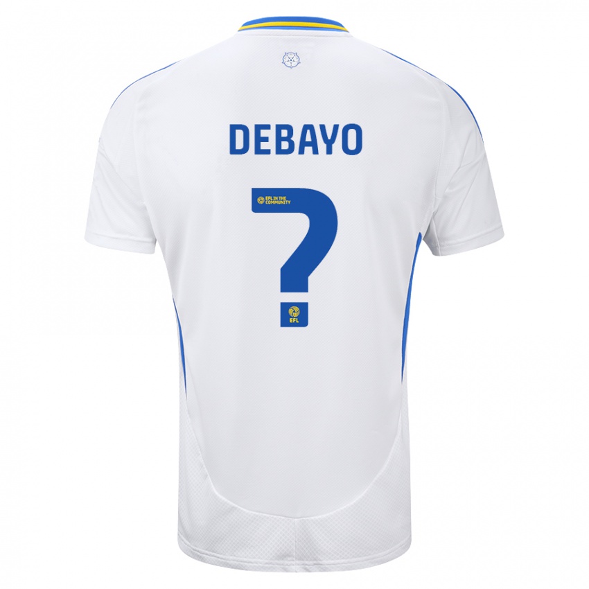 Criança Camisola James Debayo #0 Azul Branco Principal 2024/25 Camisa Brasil