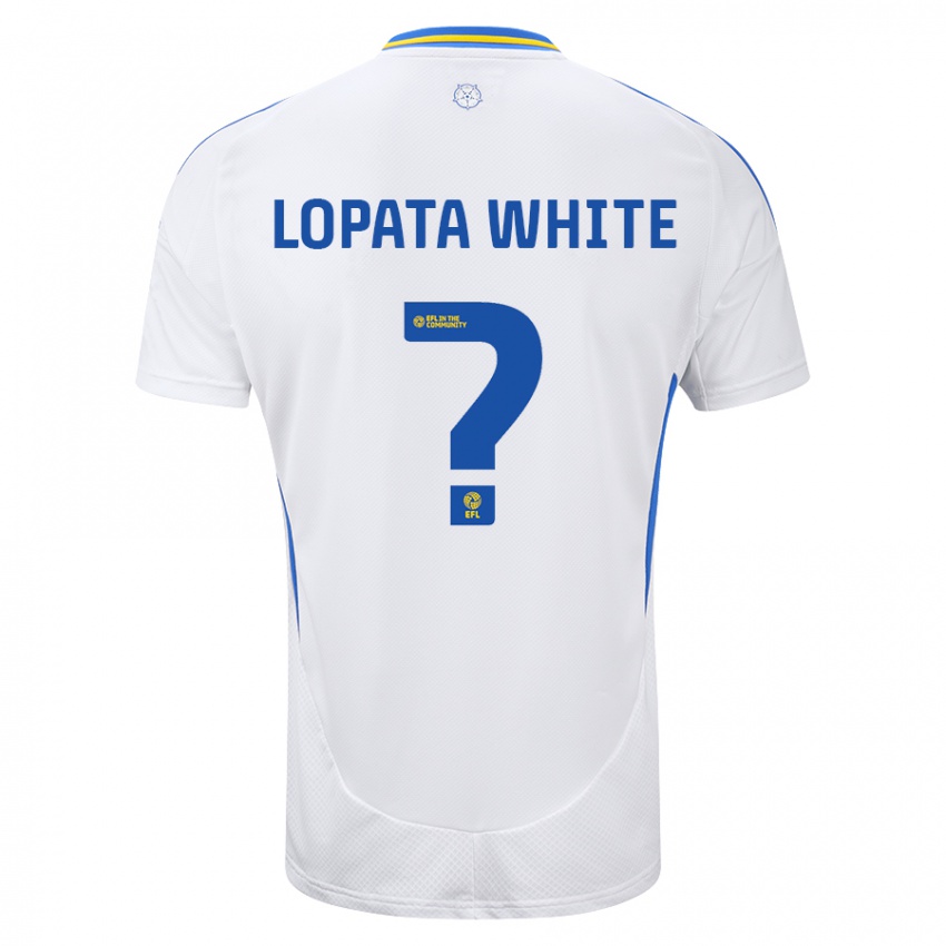 Criança Camisola Reuben Lopata-White #0 Azul Branco Principal 2024/25 Camisa Brasil