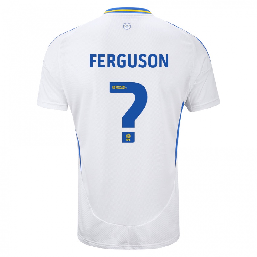 Criança Camisola Connor Ferguson #0 Azul Branco Principal 2024/25 Camisa Brasil