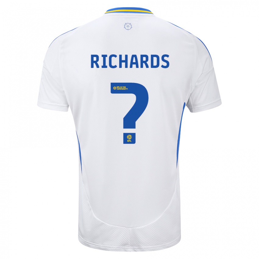 Criança Camisola Joe Richards #0 Azul Branco Principal 2024/25 Camisa Brasil