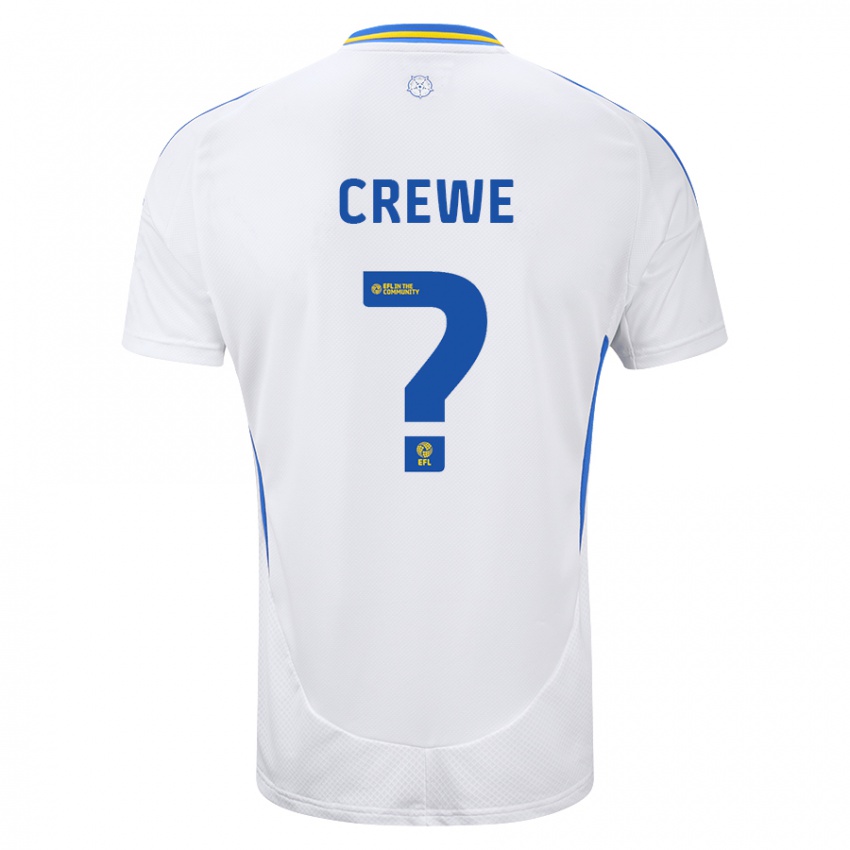 Criança Camisola Charlie Crewe #0 Azul Branco Principal 2024/25 Camisa Brasil