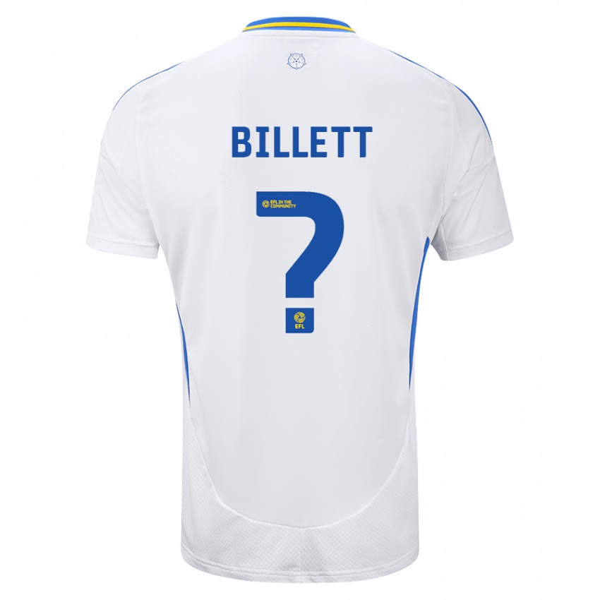 Criança Camisola Joe Billett #0 Azul Branco Principal 2024/25 Camisa Brasil