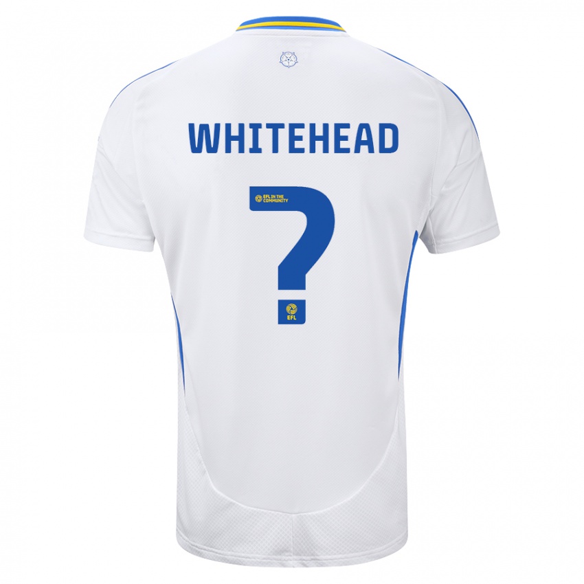 Criança Camisola Louie Whitehead #0 Azul Branco Principal 2024/25 Camisa Brasil