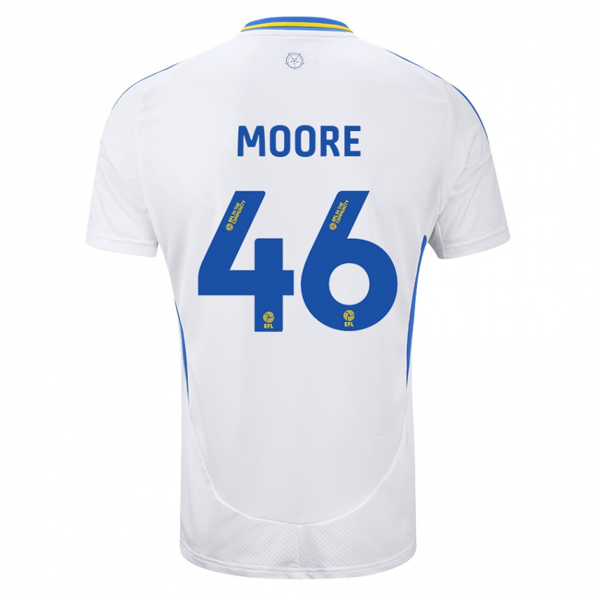 Criança Camisola Kris Moore #46 Azul Branco Principal 2024/25 Camisa Brasil