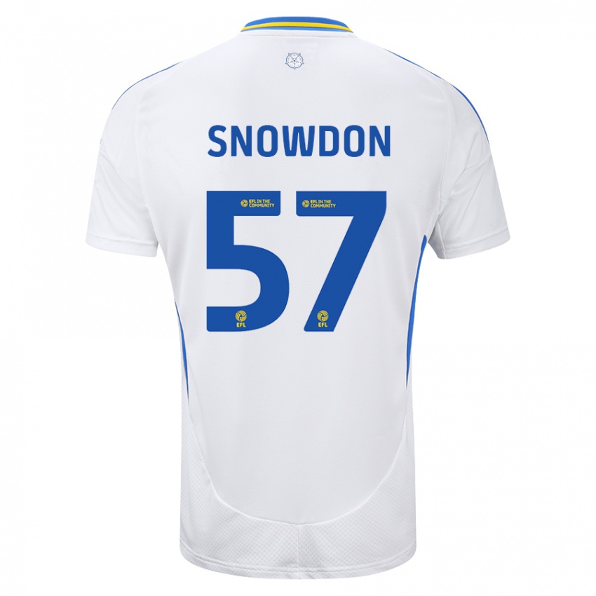 Criança Camisola Joe Snowdon #57 Azul Branco Principal 2024/25 Camisa Brasil