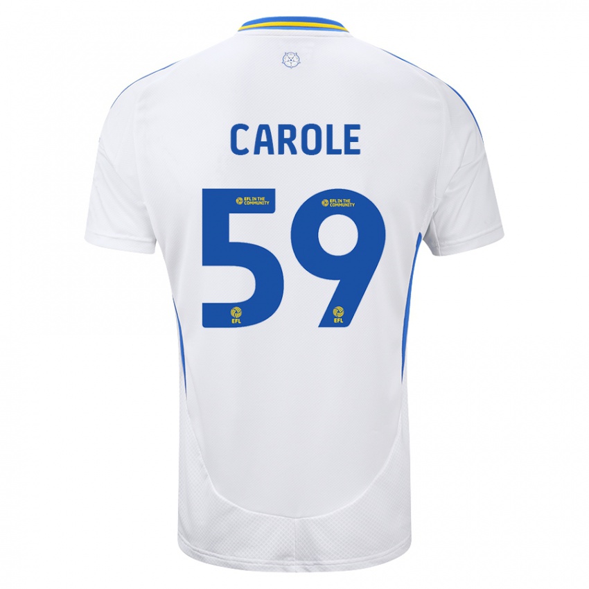 Criança Camisola Keenan Carole #59 Azul Branco Principal 2024/25 Camisa Brasil