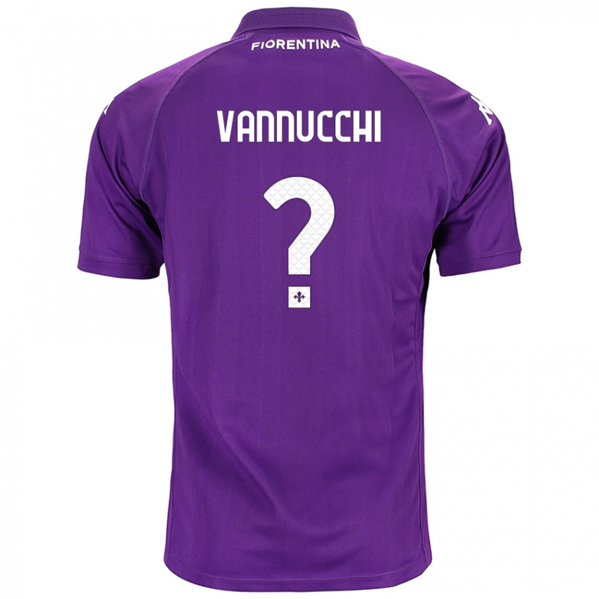 Criança Camisola Tommaso Vannucchi #0 Roxo Principal 2024/25 Camisa Brasil