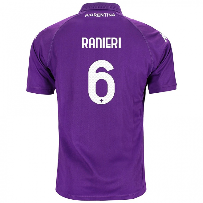 Criança Camisola Luca Ranieri #6 Roxo Principal 2024/25 Camisa Brasil