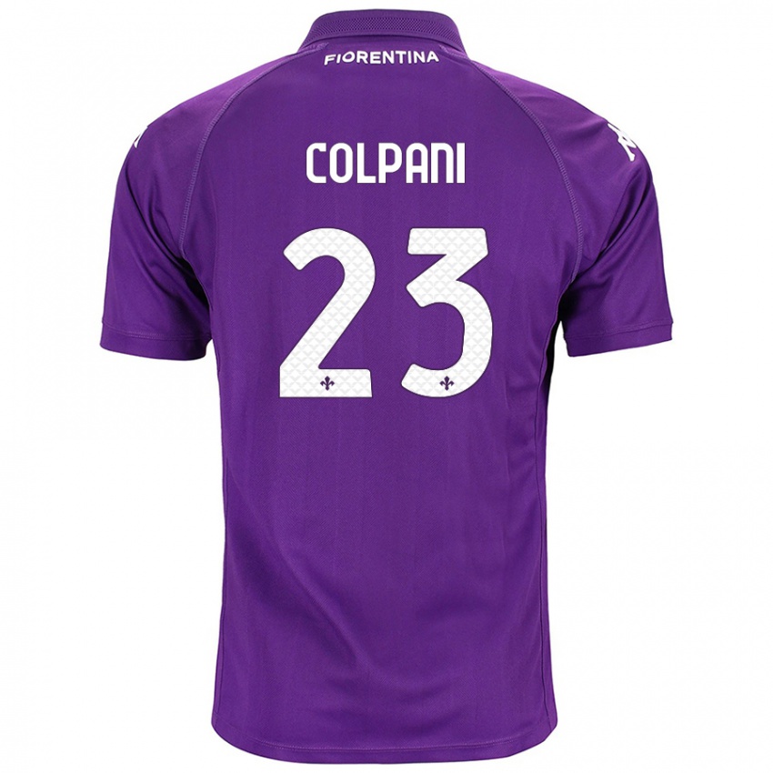 Criança Camisola Andrea Colpani #23 Roxo Principal 2024/25 Camisa Brasil