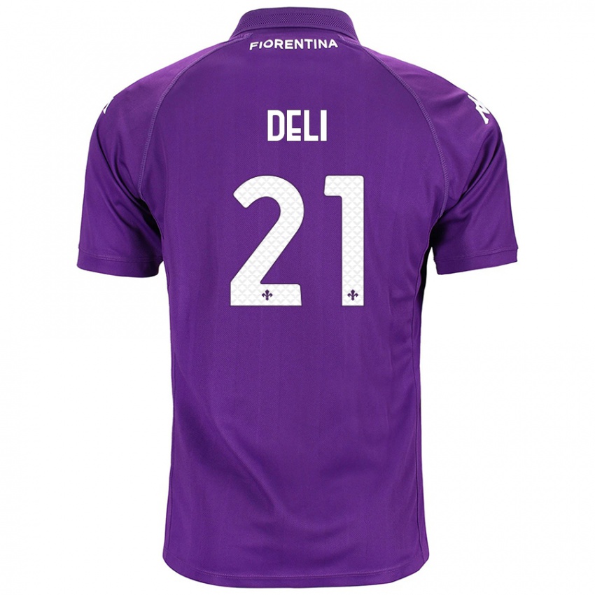 Criança Camisola Lapo Deli #21 Roxo Principal 2024/25 Camisa Brasil