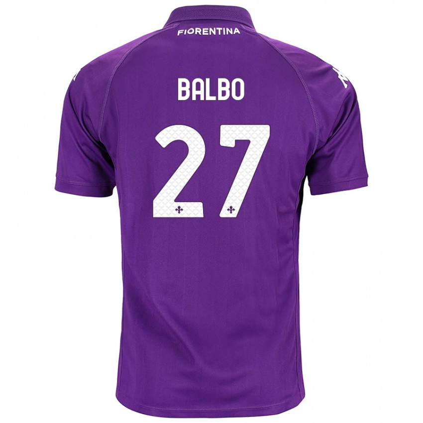 Criança Camisola Luis Balbo #27 Roxo Principal 2024/25 Camisa Brasil