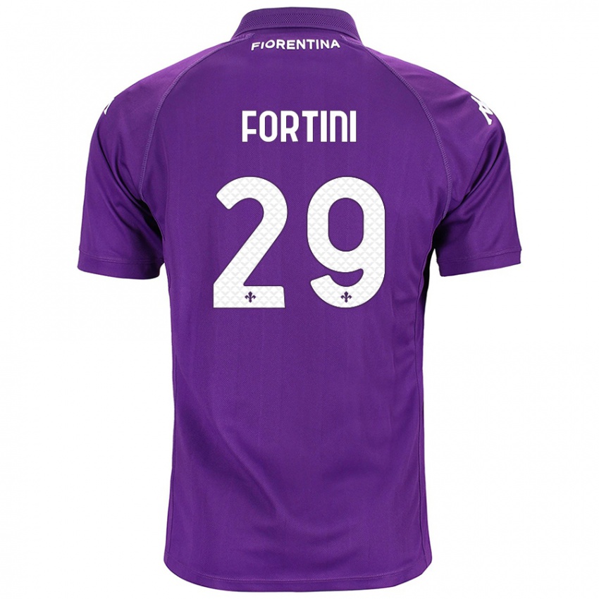 Criança Camisola Niccolò Fortini #29 Roxo Principal 2024/25 Camisa Brasil