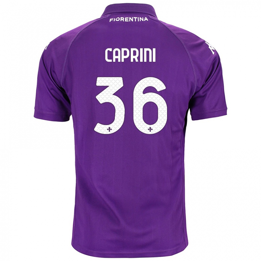 Criança Camisola Maat Daniel Caprini #36 Roxo Principal 2024/25 Camisa Brasil