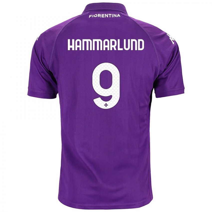 Criança Camisola Pauline Hammarlund #9 Roxo Principal 2024/25 Camisa Brasil