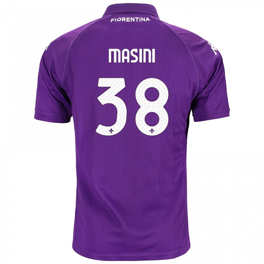 Criança Camisola Linda Masini #38 Roxo Principal 2024/25 Camisa Brasil