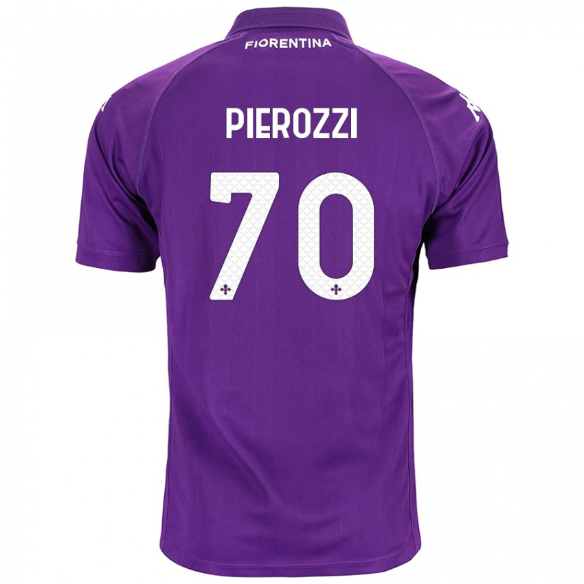 Criança Camisola Niccolò Pierozzi #70 Roxo Principal 2024/25 Camisa Brasil