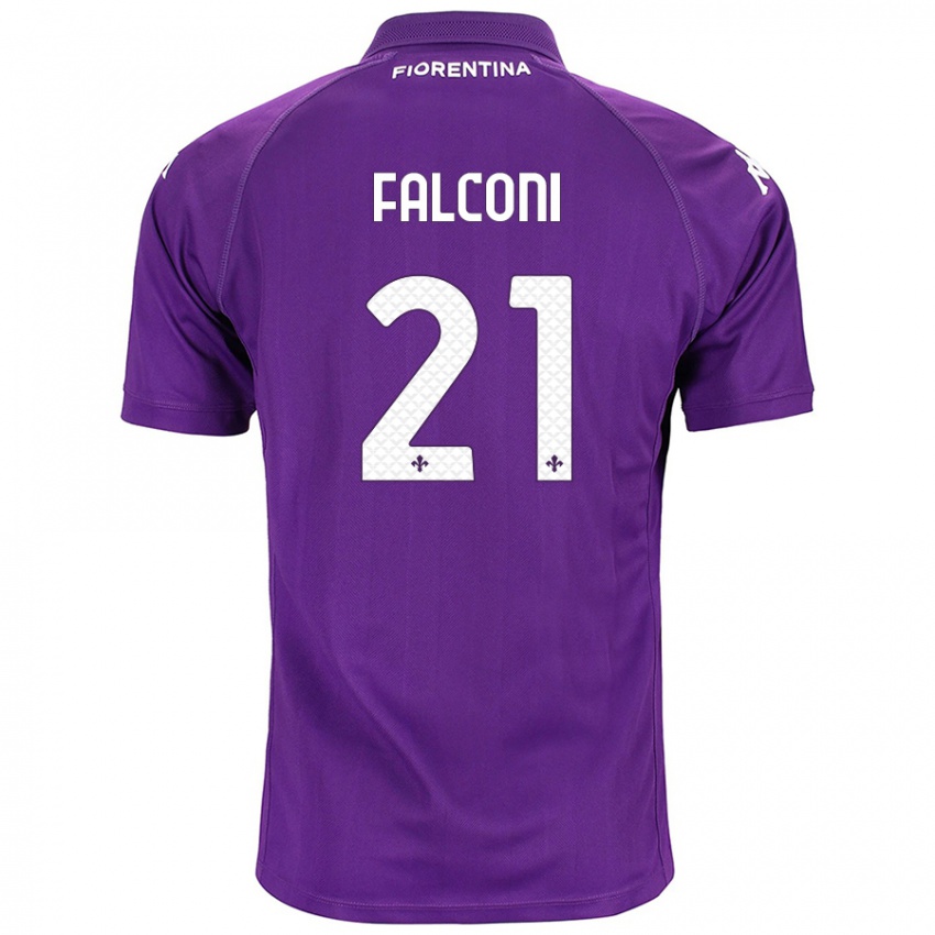 Criança Camisola Niccolò Falconi #21 Roxo Principal 2024/25 Camisa Brasil