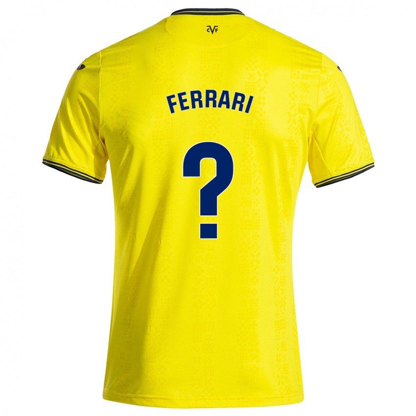 Criança Camisola Andrés Ferrari #0 Preto Amarelo Principal 2024/25 Camisa Brasil