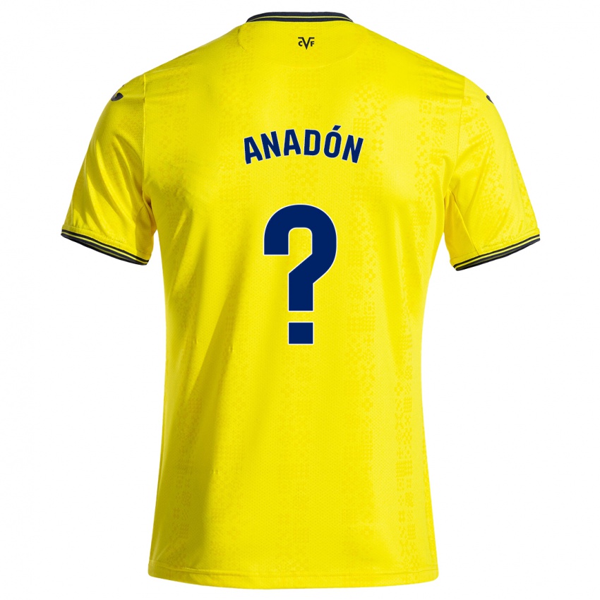 Criança Camisola Guillermo Anadón #0 Preto Amarelo Principal 2024/25 Camisa Brasil