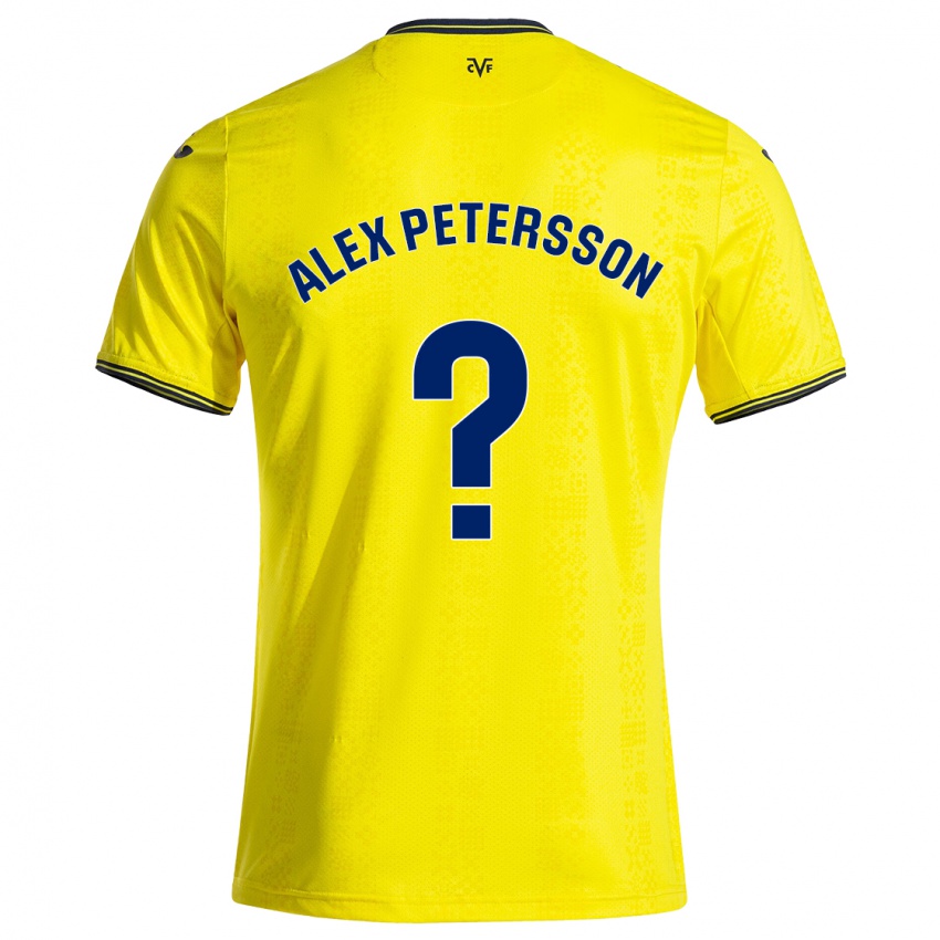 Criança Camisola Max Alex Petersson #0 Preto Amarelo Principal 2024/25 Camisa Brasil