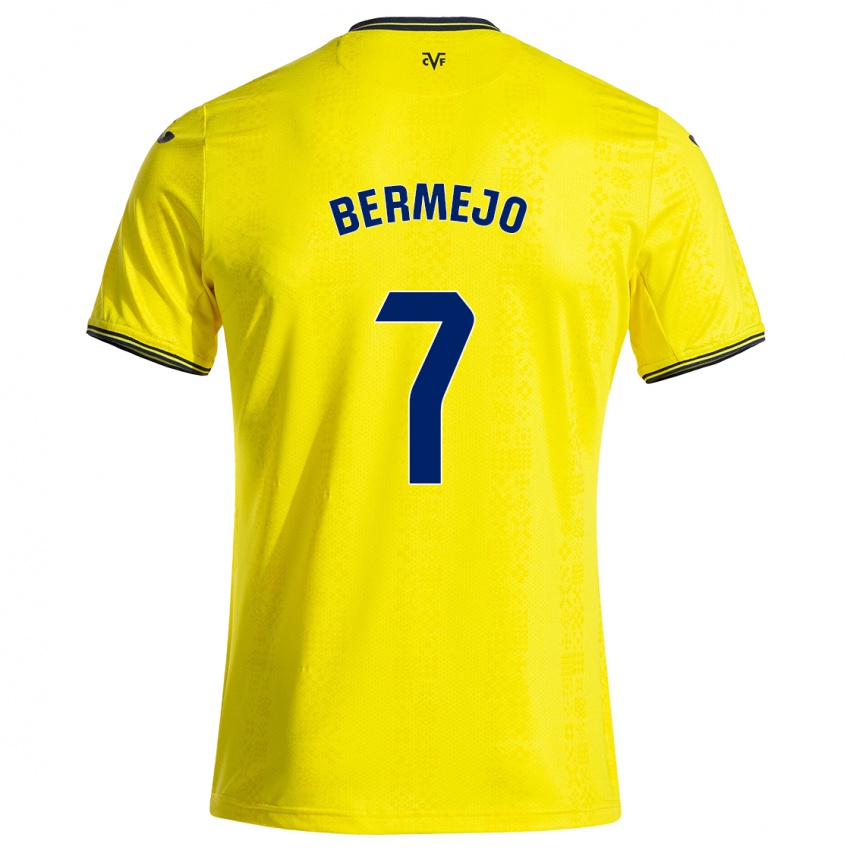 Criança Camisola Celso Bermejo #7 Preto Amarelo Principal 2024/25 Camisa Brasil