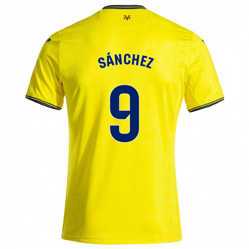 Criança Camisola Edu Sánchez #9 Preto Amarelo Principal 2024/25 Camisa Brasil