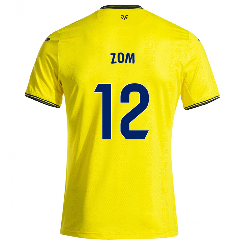 Criança Camisola Ludo Zom #12 Preto Amarelo Principal 2024/25 Camisa Brasil