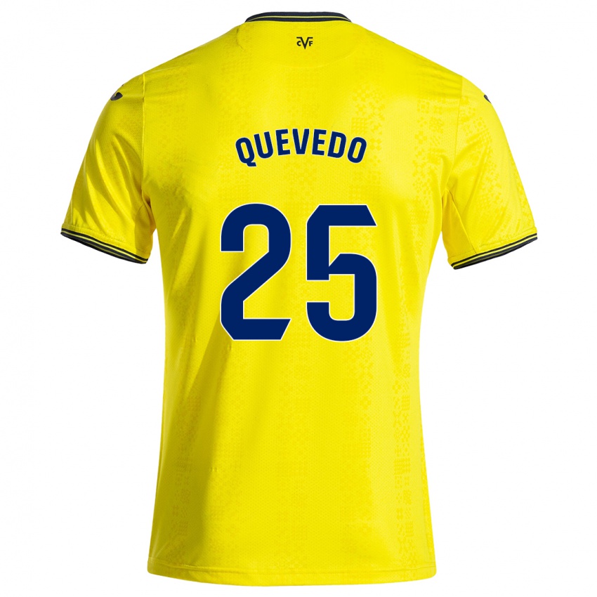 Criança Camisola Alex Quevedo #25 Preto Amarelo Principal 2024/25 Camisa Brasil