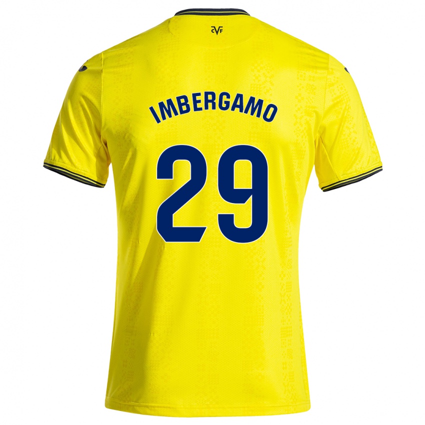 Criança Camisola Mar Imbergamo #29 Preto Amarelo Principal 2024/25 Camisa Brasil