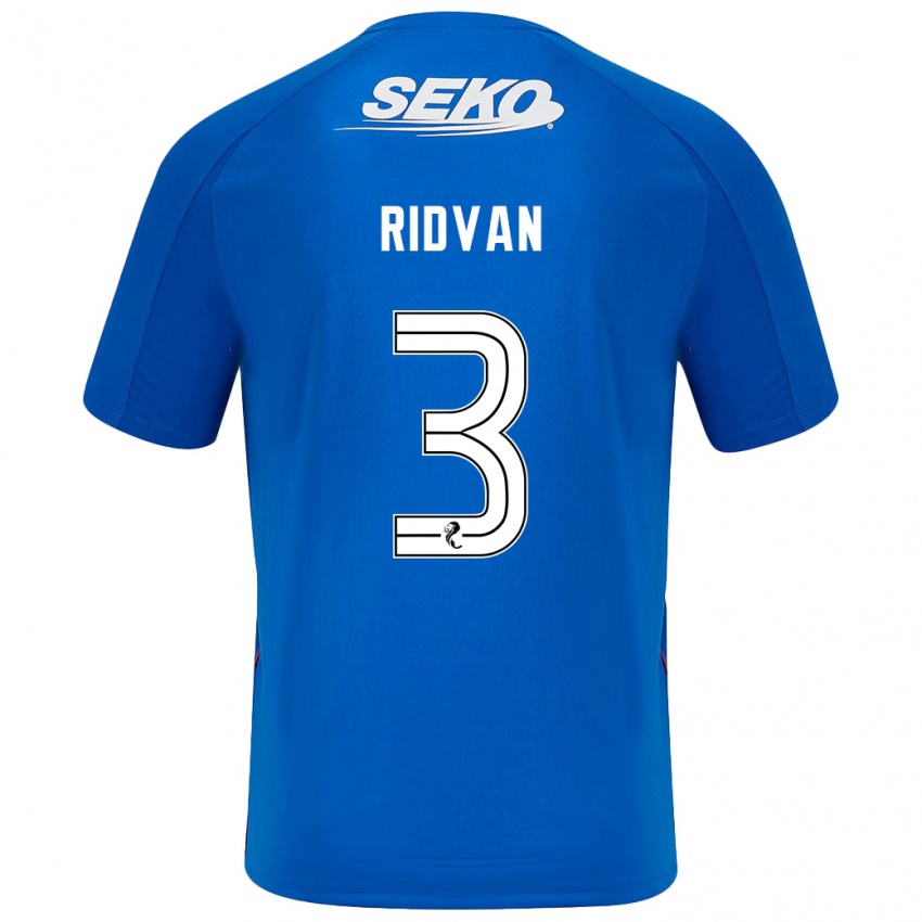 Criança Camisola Rıdvan Yılmaz #3 Azul Escuro Principal 2024/25 Camisa Brasil