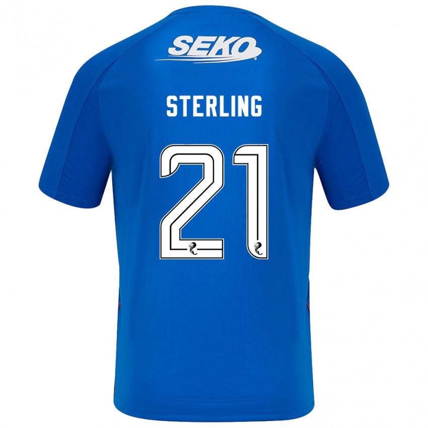 Criança Camisola Dujon Sterling #21 Azul Escuro Principal 2024/25 Camisa Brasil