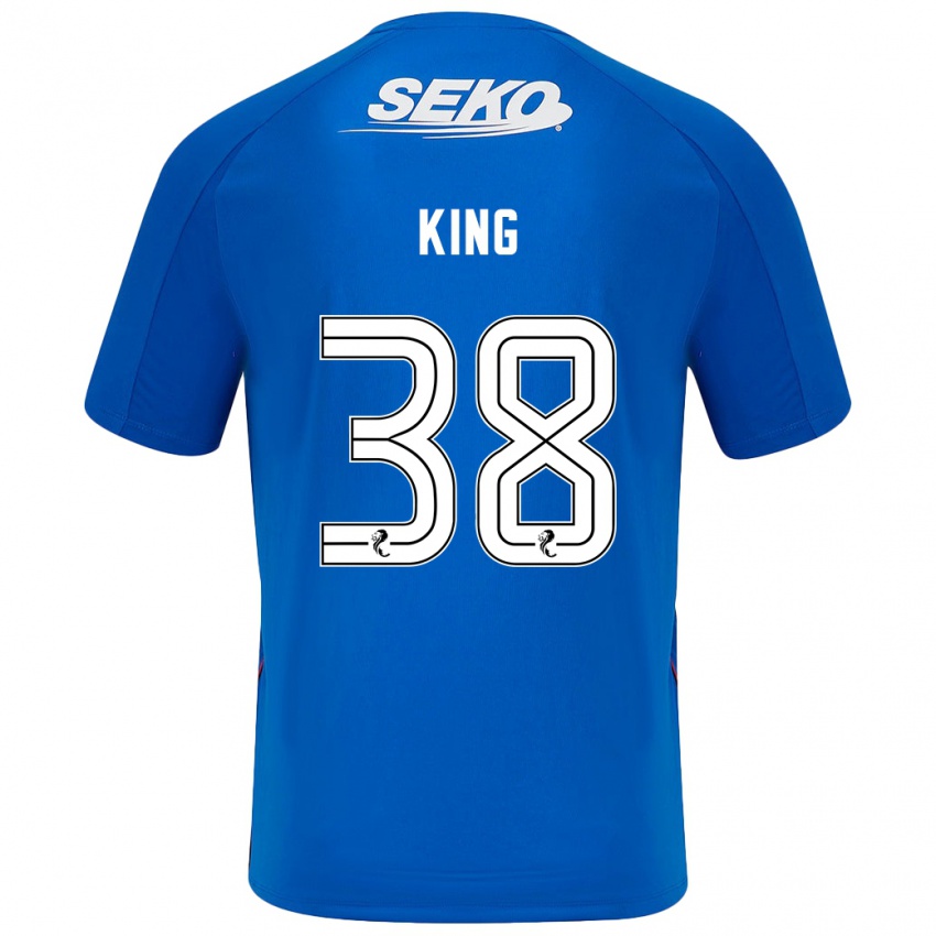 Criança Camisola Leon King #38 Azul Escuro Principal 2024/25 Camisa Brasil