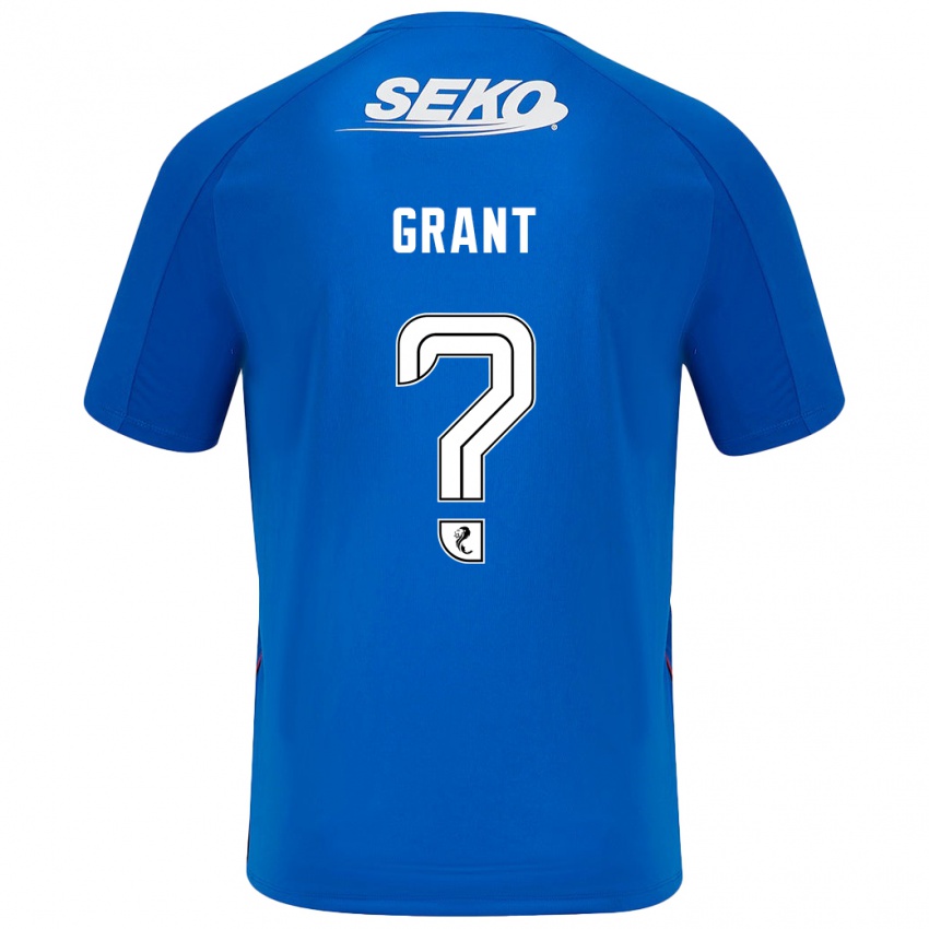 Criança Camisola Leyton Grant #0 Azul Escuro Principal 2024/25 Camisa Brasil