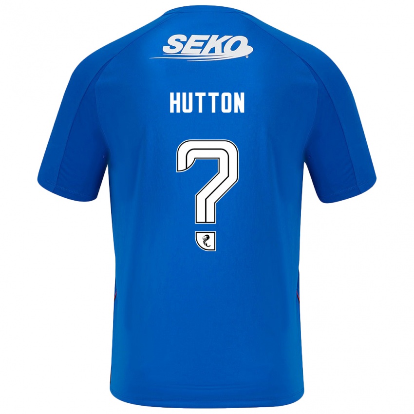 Criança Camisola Zander Hutton #0 Azul Escuro Principal 2024/25 Camisa Brasil