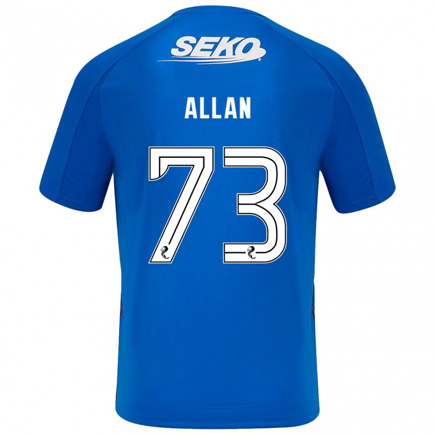 Criança Camisola Connor Allan #73 Azul Escuro Principal 2024/25 Camisa Brasil