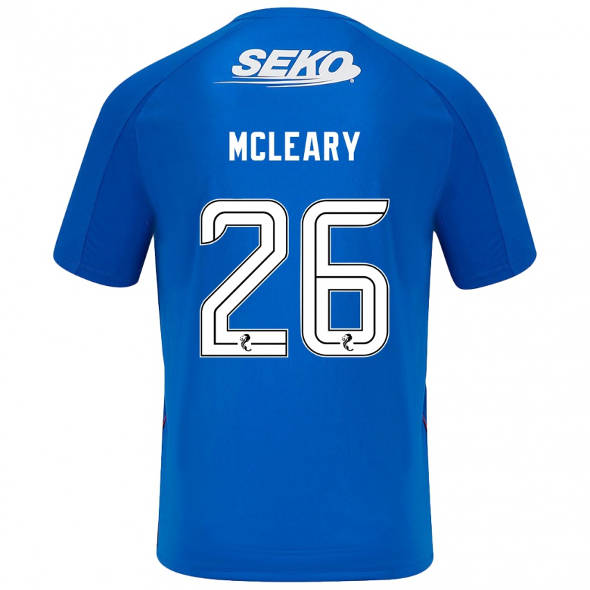 Criança Camisola Jodi Mcleary #26 Azul Escuro Principal 2024/25 Camisa Brasil