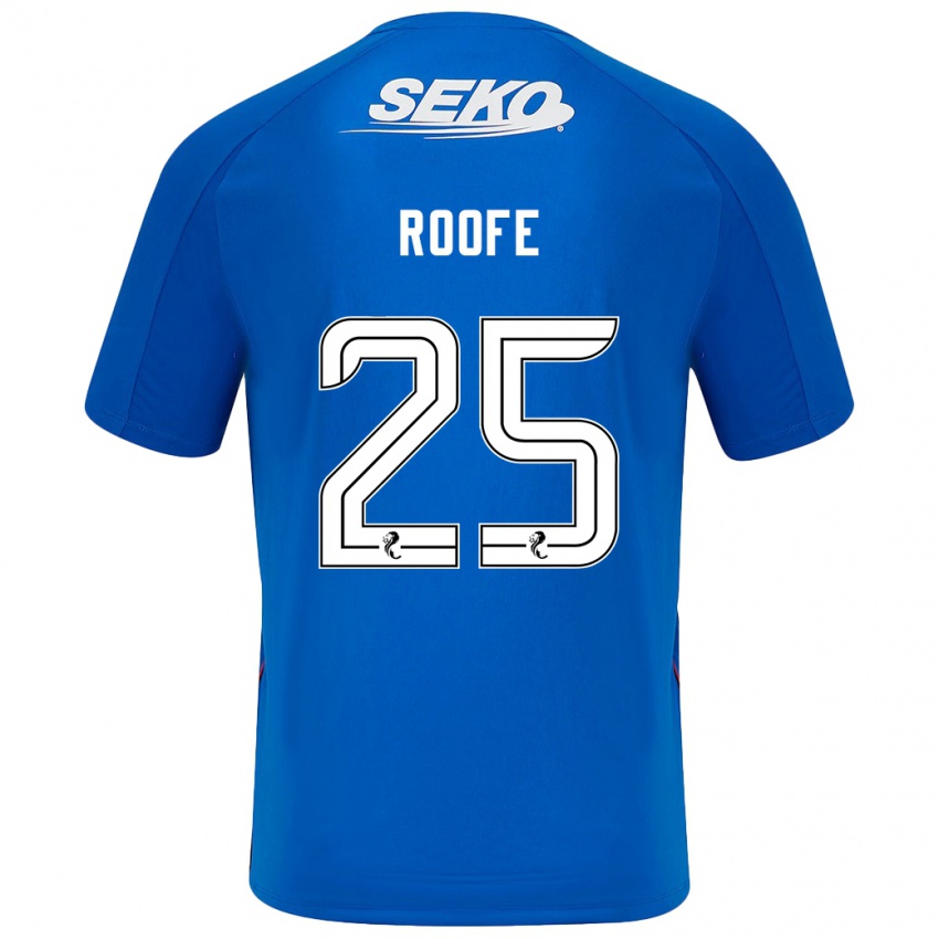 Criança Camisola Kemar Roofe #25 Azul Escuro Principal 2024/25 Camisa Brasil